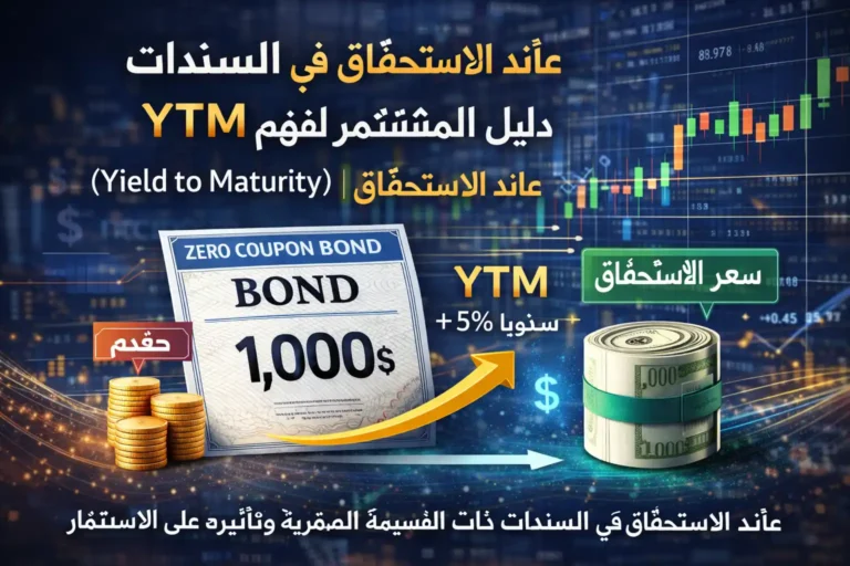 شرح عائد الاستحقاق في السندات ذات القسيمة الصفرية وتأثيره على الاستثمار