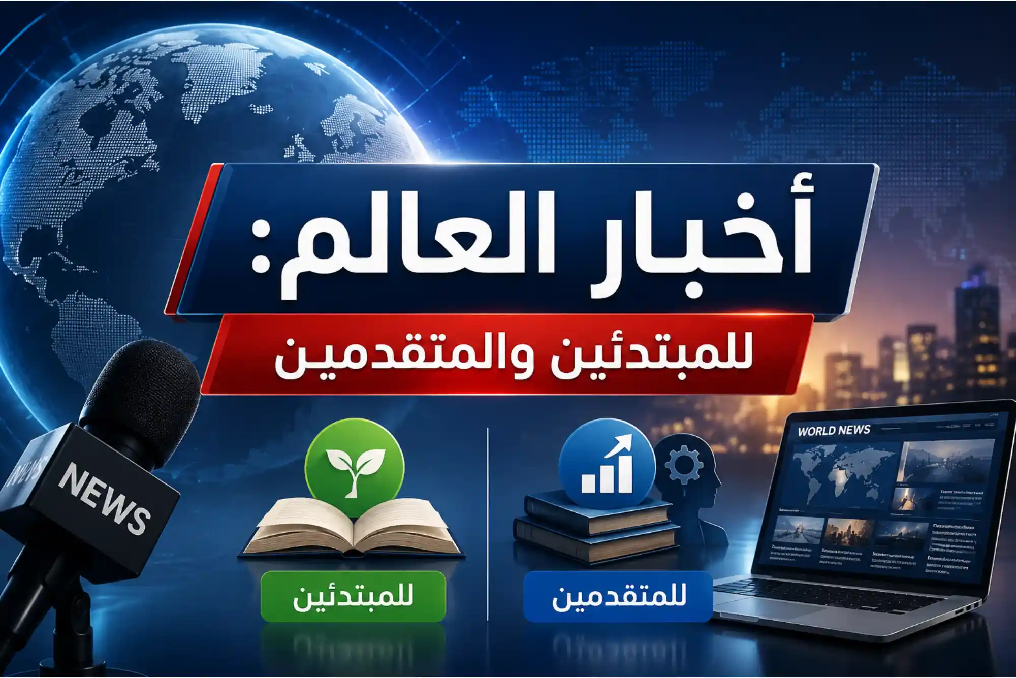 أخبار العالم: للمبتدئين والمتقدمين