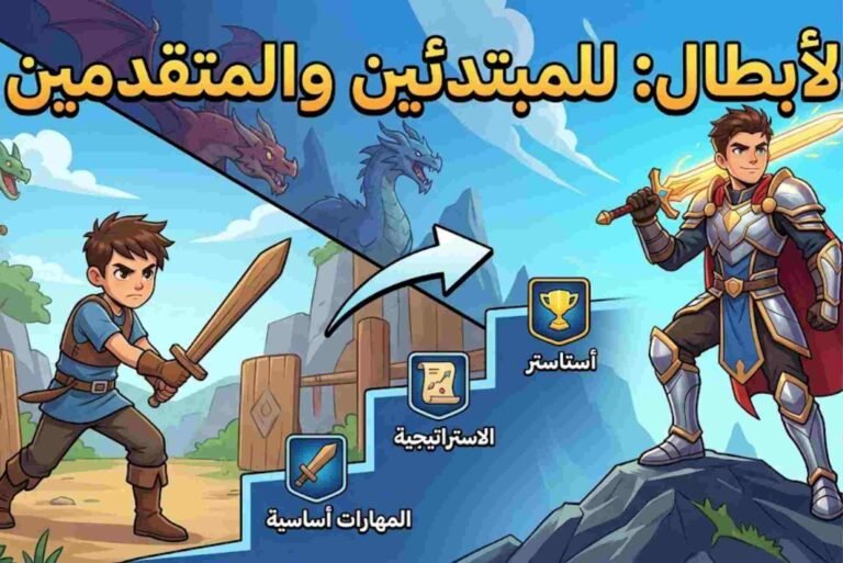 الأبطال للمبتدئين والمتقدمين
